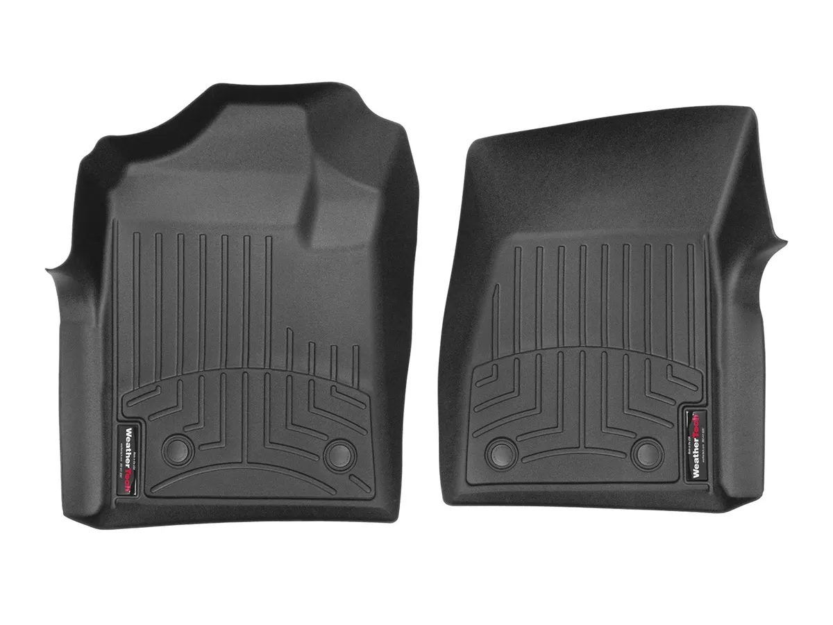 2007 + Chevrolet Silverado Black Front FloorLiner Fits regular cab only does not fit vehicles with 4x4 floor mounted shifter / 2007 + GMC Sierra Black Front FloorLiner Fits regular cab only does not fit vehicles with 4x4 floor mounted shifter product image