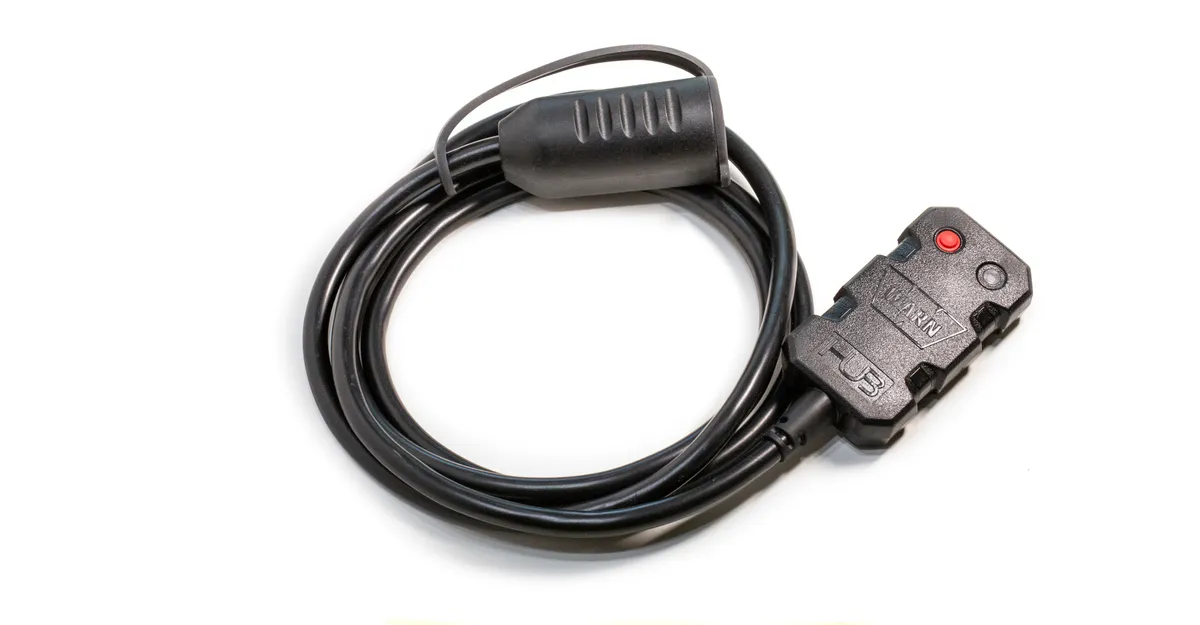 Warn - Built in D-Plug Connects to Winch Like Any Wired Remote. Compatible With Any Contactor Controlled Warn Truck Winch Including Zeon, Vr, vr Evo, And New product image