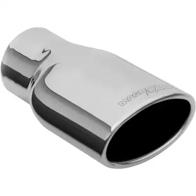 MagnaFlow Exhaust Products Tips- Tip (1-Pk) oval Re Dw (3.25in.x 4.75in) x 8.25in. with I.D. Inlet: 3in