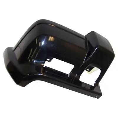 Crown Automotive Jeep Replacement 9701 Jeep Cherokee (Xj) Front Bumper Cap Right (Flat Black)