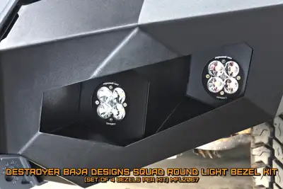 LoD Offroad Destroyer Truck Baja Squadron Round Light Bezel Kit