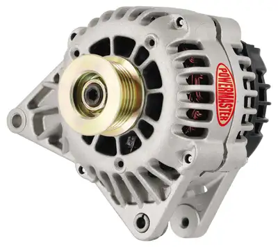 Power Master Alternator; CS130D; Saddle Mount; 165 AMP; 100 Idle; PLFS Voltage Regulator; Natural;