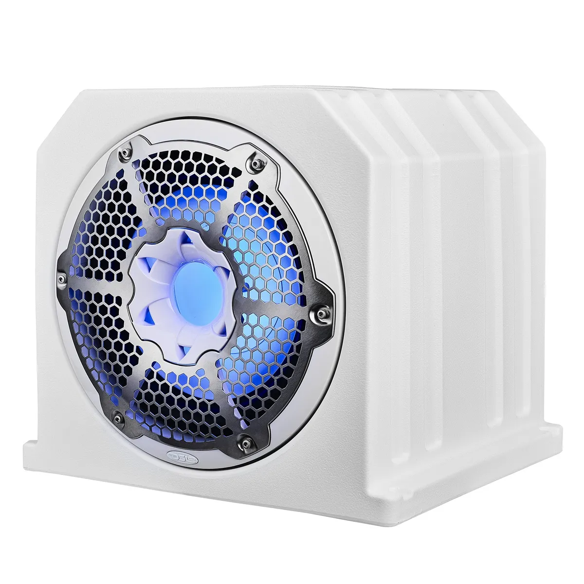 Dual 10" Marine Subwoofer Enclosure With 10" Passive Radiator And LED RGB Lights 350 Watts Rms 4-Ohm (Nxl-10sub Included) product image
