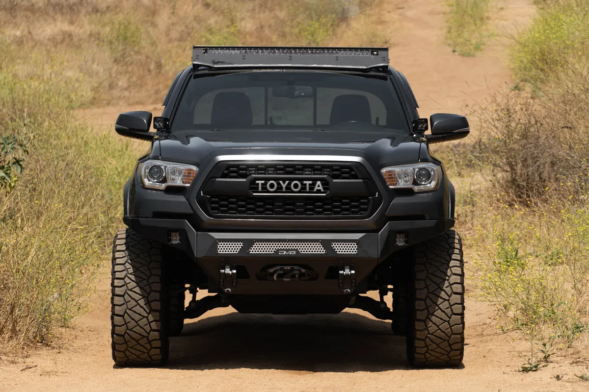 2016-2023 Toyota Tacoma DV8 Offroad Mto Series Winch Front Bumper product image