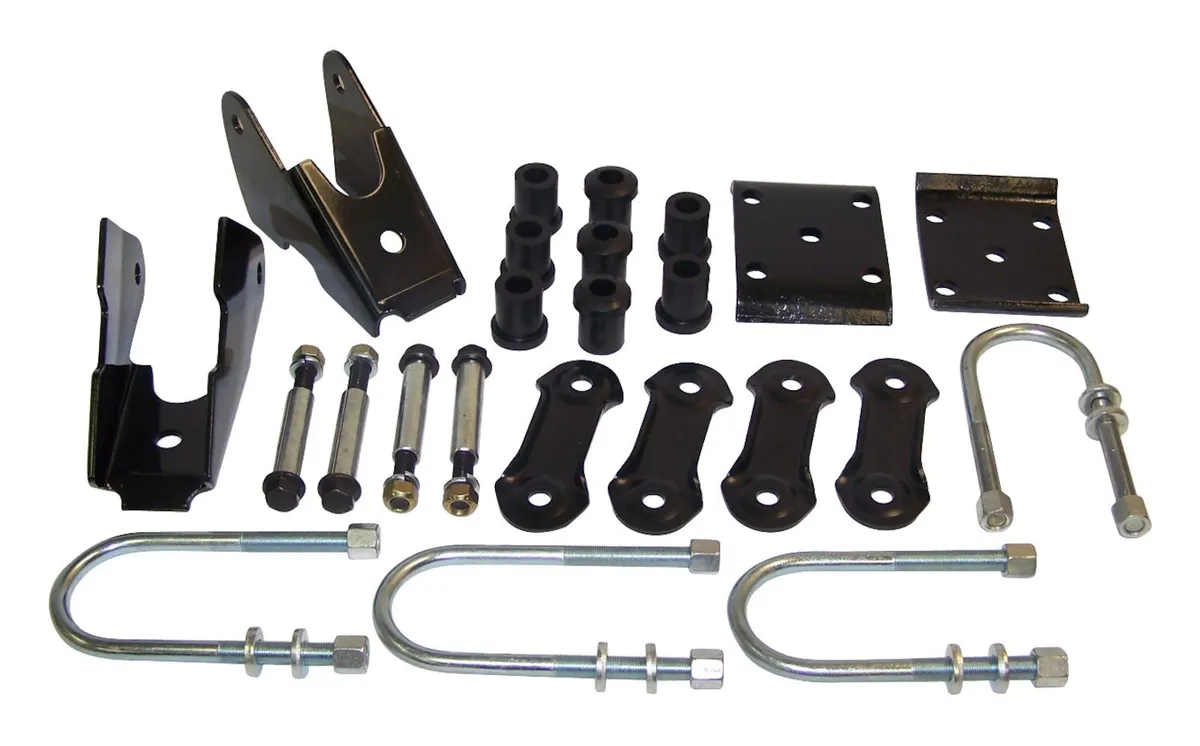 Crown Automotive Jeep Replacement 52006421K Rear Leaf Spring Mounting Kit for 87-95 Jeep YJ Wrangler w/ Dana 35 Rear Axle product image