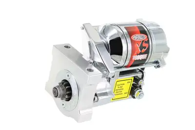 Power Master XS Torque Starter; Chrome; 168 Tooth Flywheel; 200 ft./lb. Torque; 18:1 Compression Ratio; 4.4-1 Gear Reduction;