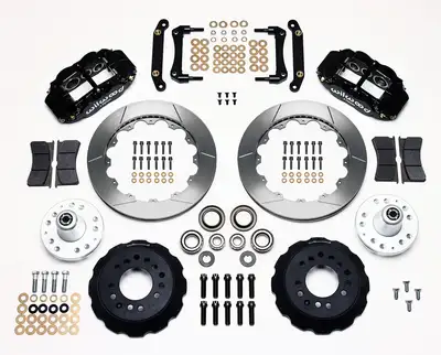 Wilwood Brakes 1970 - 1978 Buick, Cadillac, Chevrolet, GMC, Oldsmobile, Pontiac Forged Narrow Superlite 6R Big Brake Front Brake Kit (Hub) - 140-10485