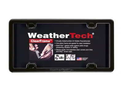 Weathertech Universal ClearFrame Kit Universal Black Accessory