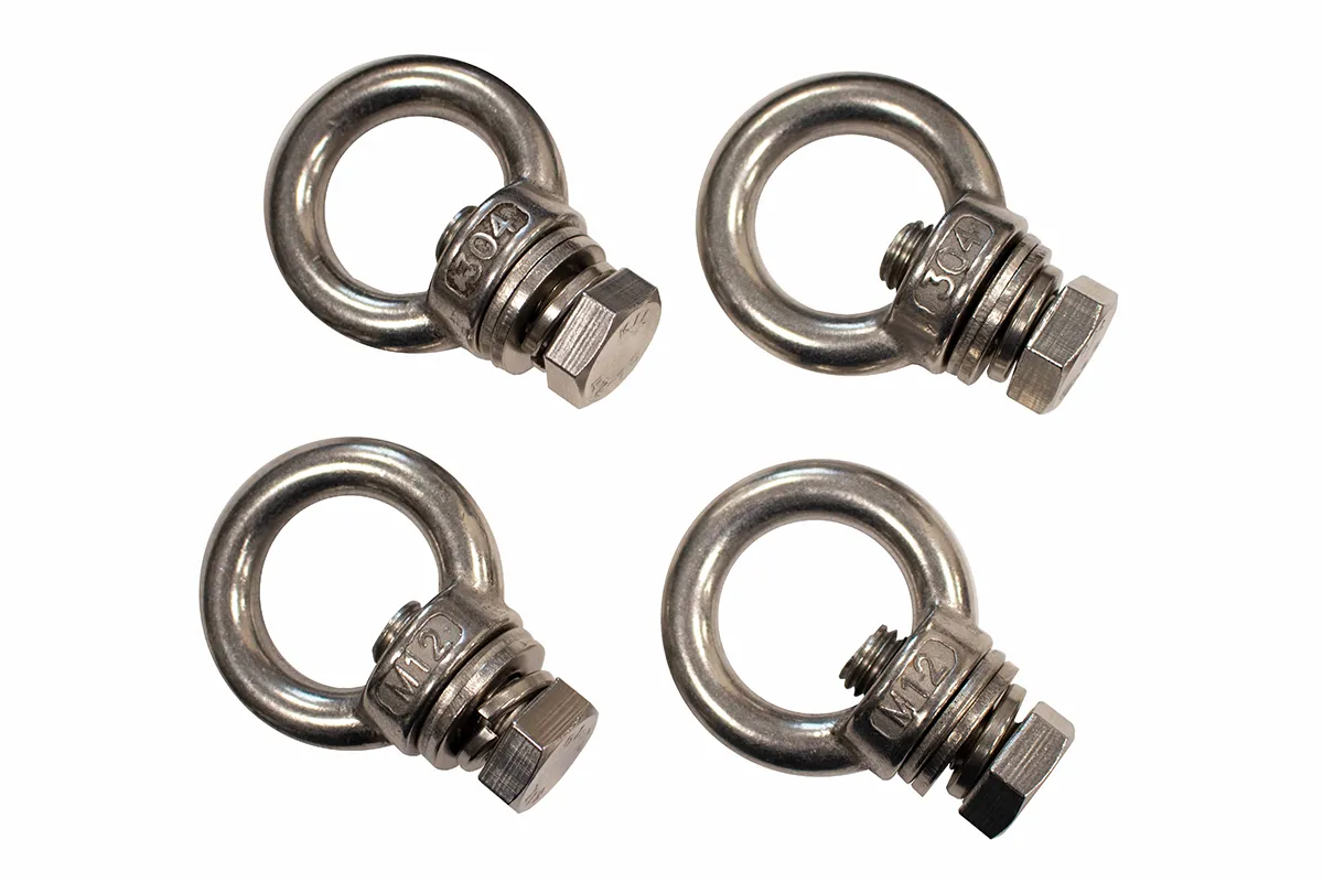 Jeep Storage/Bed Rack Tie Down Kit Stainless Steel Fishbone product image