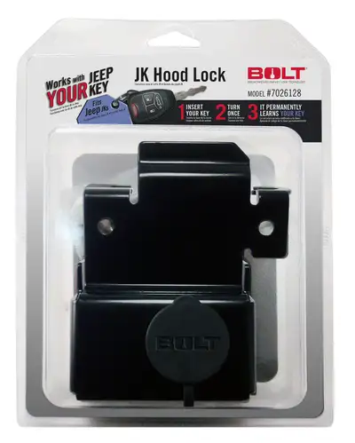 BOLT (Clamshell)0718 Wrangler Hood Lock Kit
