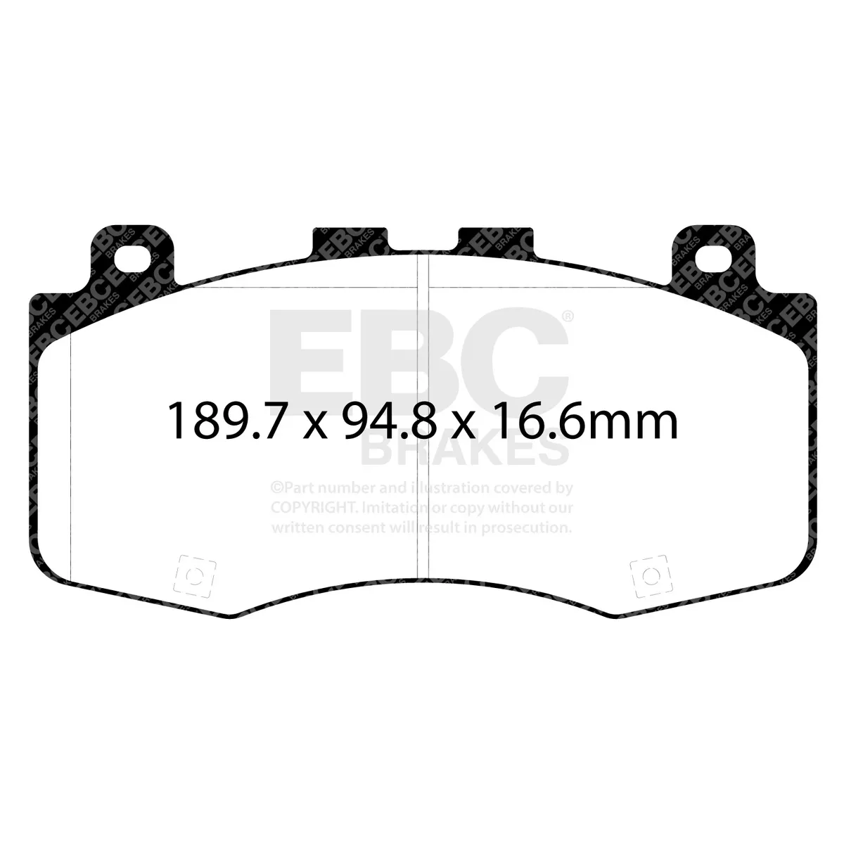 EBC Brakes DP82400RP1 SG2F029 S29KF1027 product image