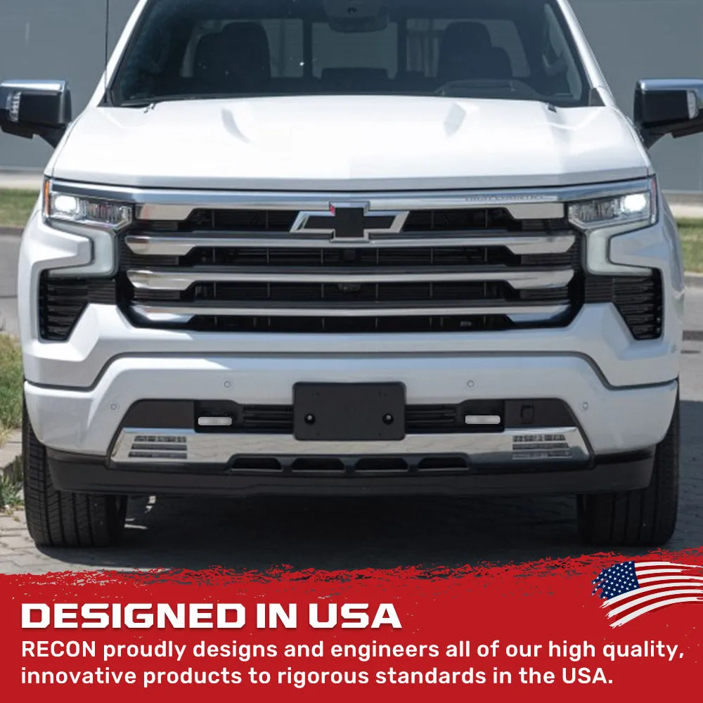 Chevy 20-25 Silverado 1500 Tow Hook Covers 2-Piece Set of Silicone Covers Standard & LED Options - Multiple Colors product image