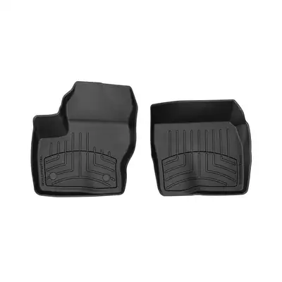 Weathertech 2019 + Silverado 1500 Chevrolet Front 3D Floor Mats Black