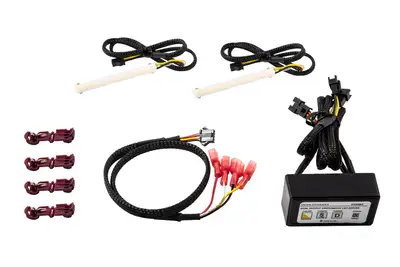 Diode Dynamics LED Strip Lights High Density SF Switchback Dual 3 Inch Kit Diode Dynamics