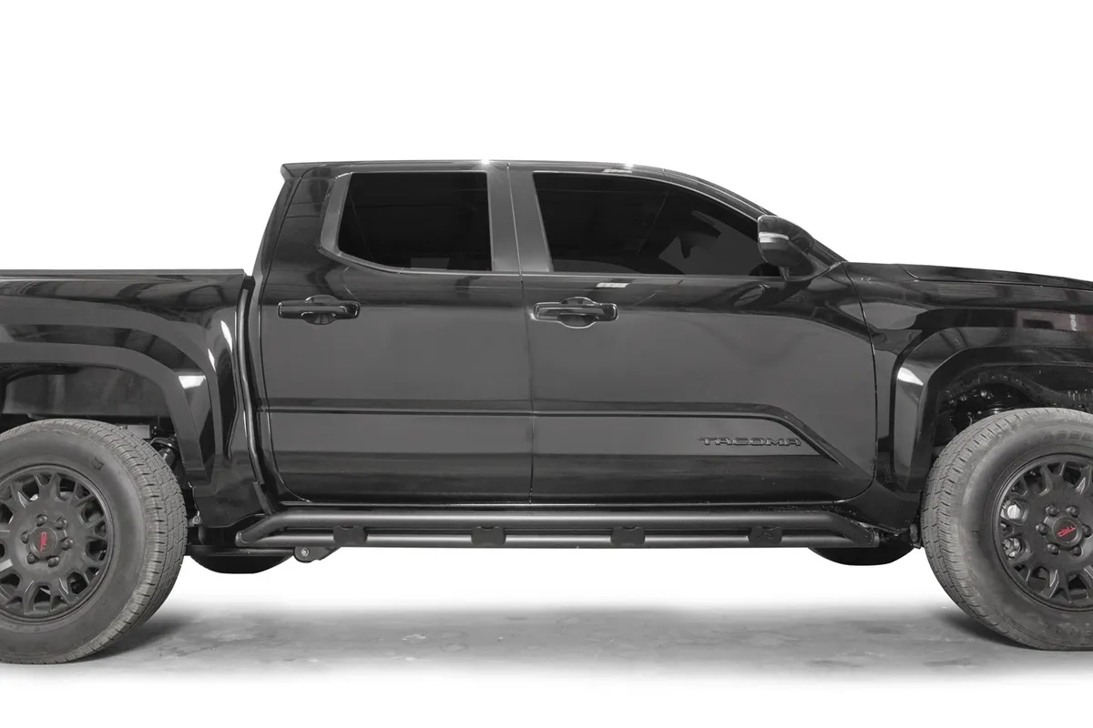 Rock Slider; 2 in. Tubing; 3/16 in. Plate Steel Construction; Black Powder Coated; product image