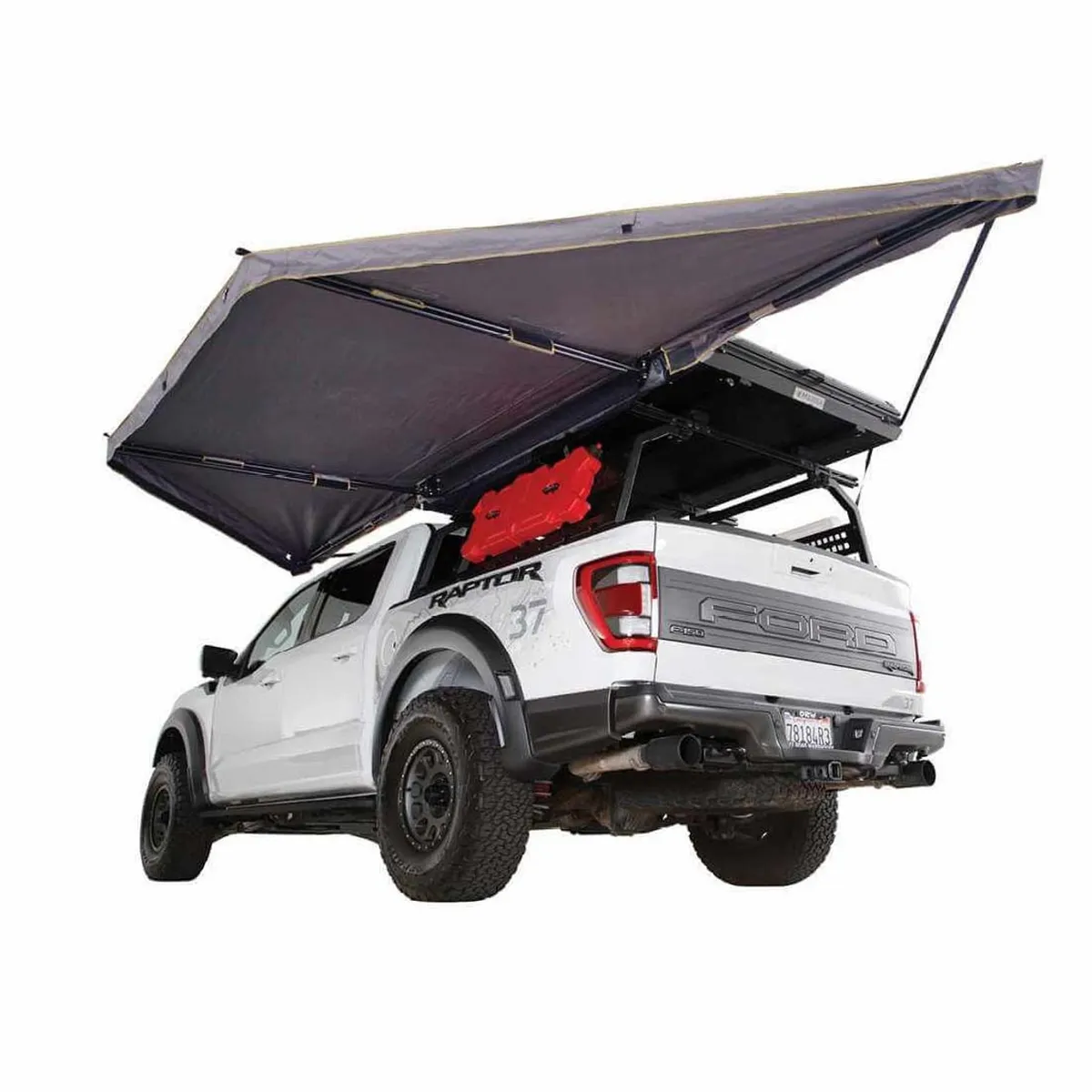 HD Nomadic 180 LTE - Awning, Grey Body, Green Trim and Black Travel Cover Overland Vehicle Systems product image