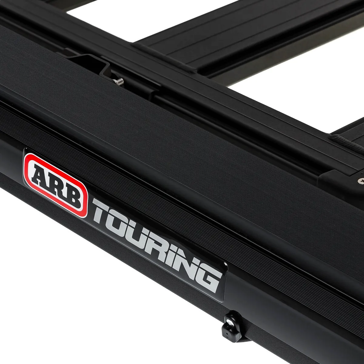 ARB Aluminum Awning; Black Frame; 8.2ft x 8.2ft; Installed With LED Light Strip product image