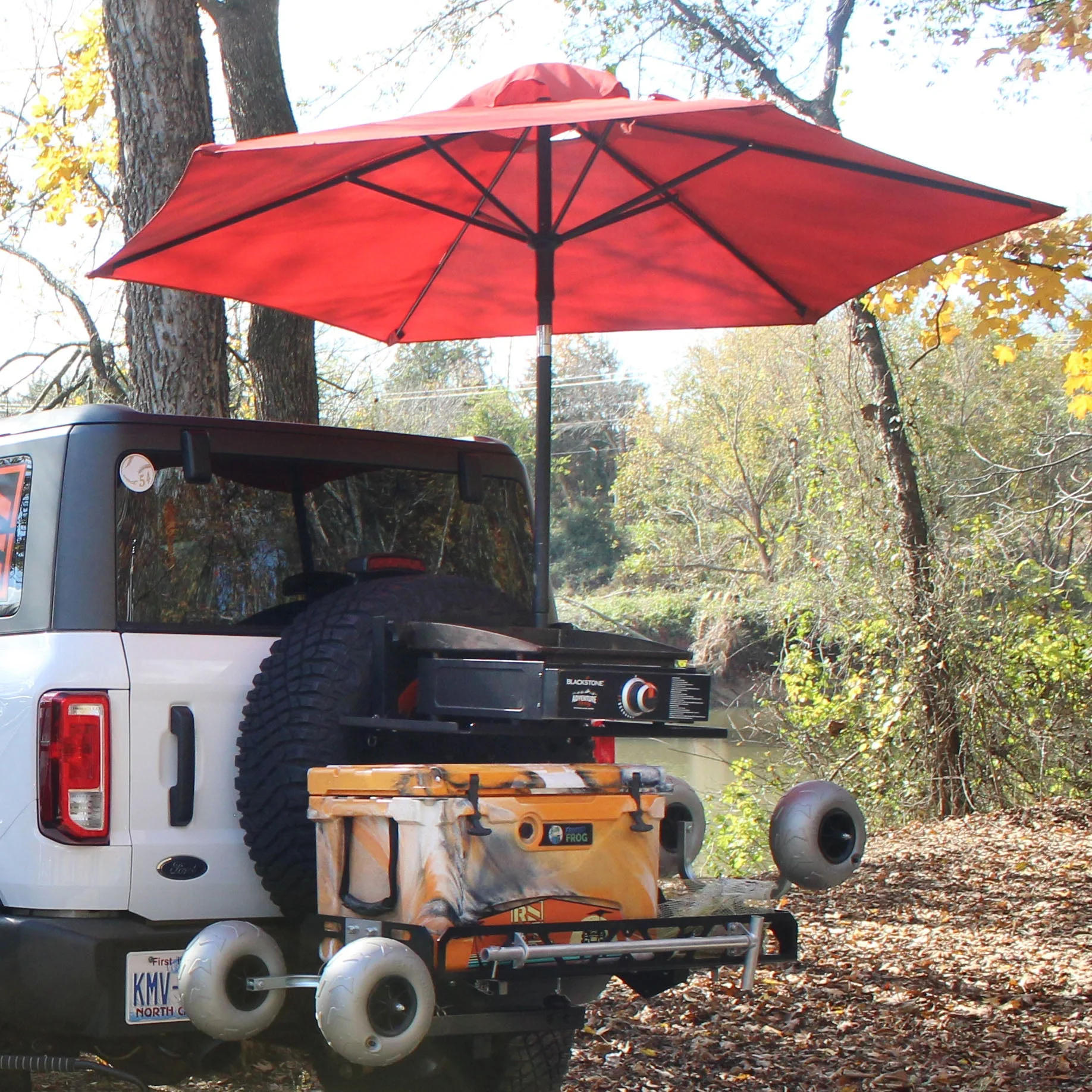 rucRak Cargo Rack Fishing Rod, Flag & Umbrella Mount product image