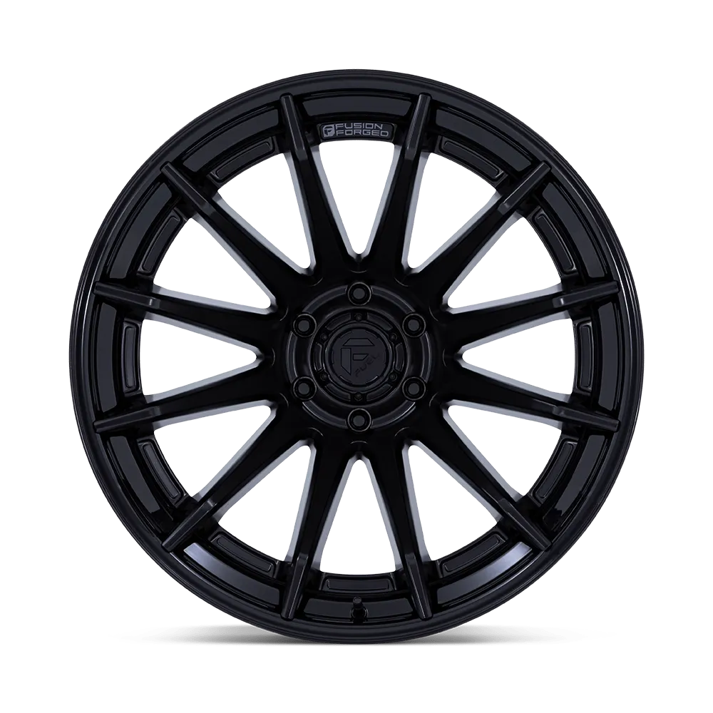 Fuel Wheels | Burn | Matte Black w/ Gloss Black Lip product image