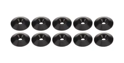 Allstar Performance Countersunk Washer Black #10 10pk