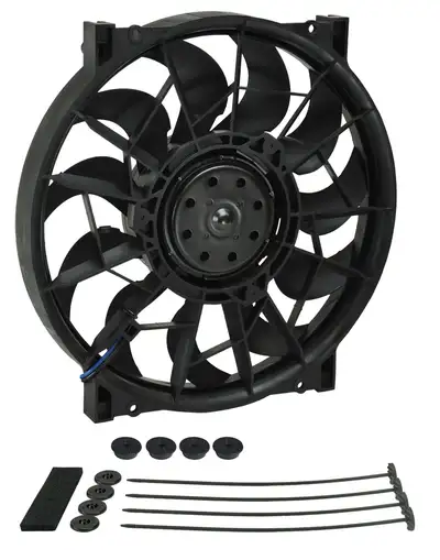 Derale 12in High Output RAD Fan Single Pusher
