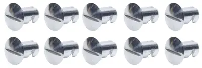 TI22 Performance Oval Head Dzus Buttons .500 Long 10 Pack