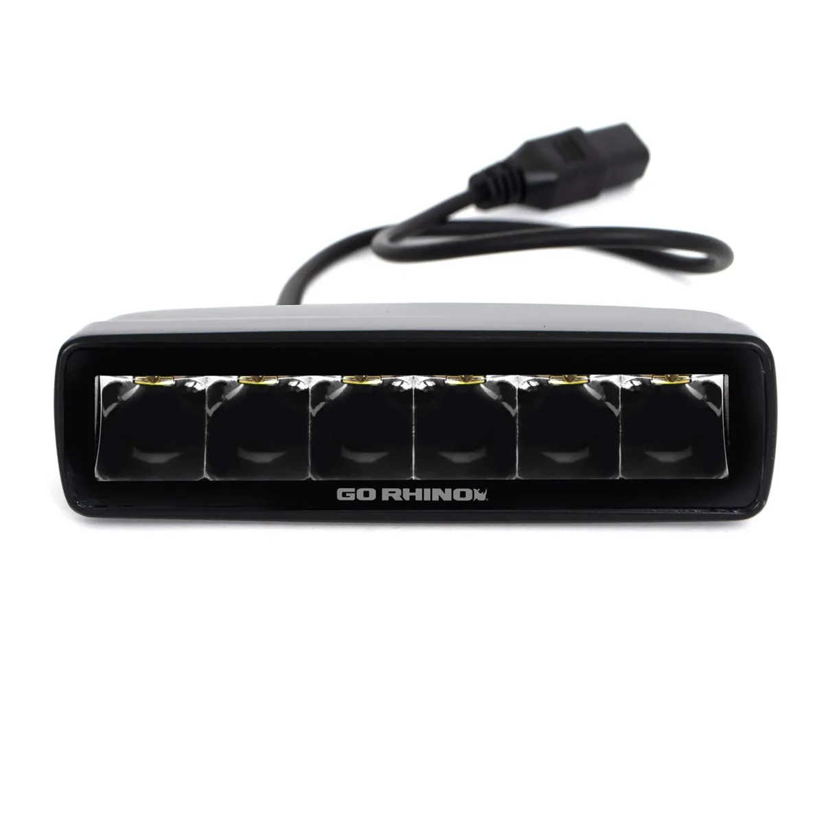 go Rhino 750300621sbs Blackout Series - Sixline 6-Led Spot Lights, Pair product image