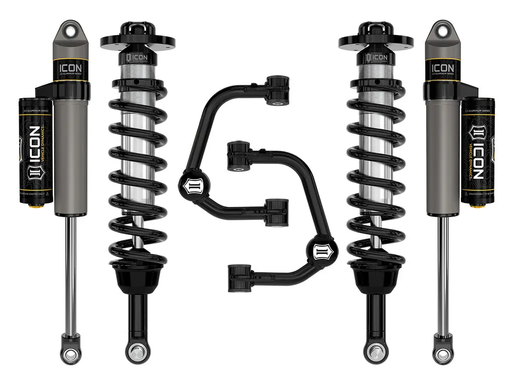 ICON Vehicle Dynamics ICON 2021-2025 Ford F-150 4WD, 2.75-3.5" Lift, Stage 2 Suspension System, Tubular