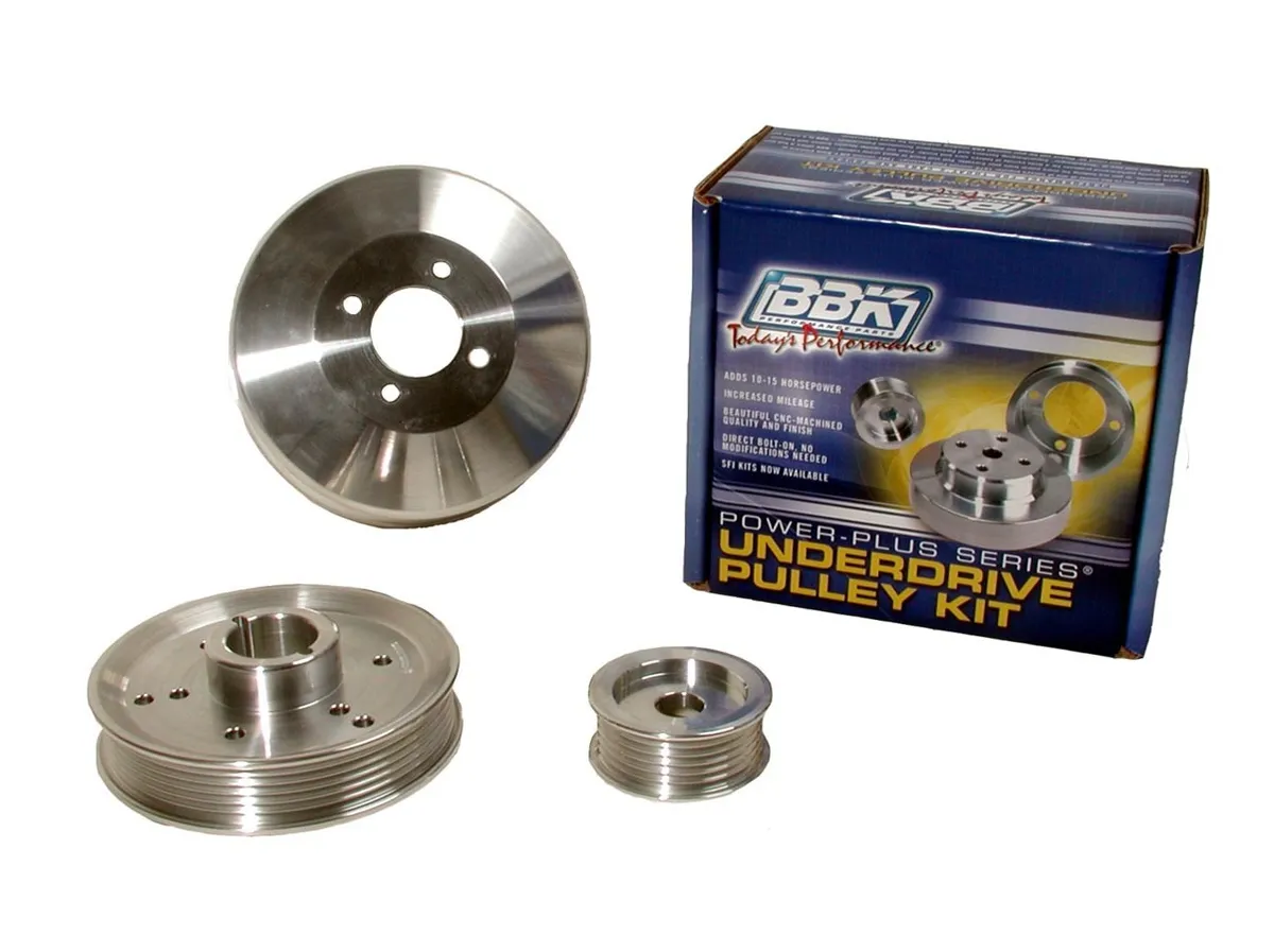 Bbk 1996-2001 Mustang Gt/Cobra 3 pc Under Drive Pulley Kit (Aluminum) product image