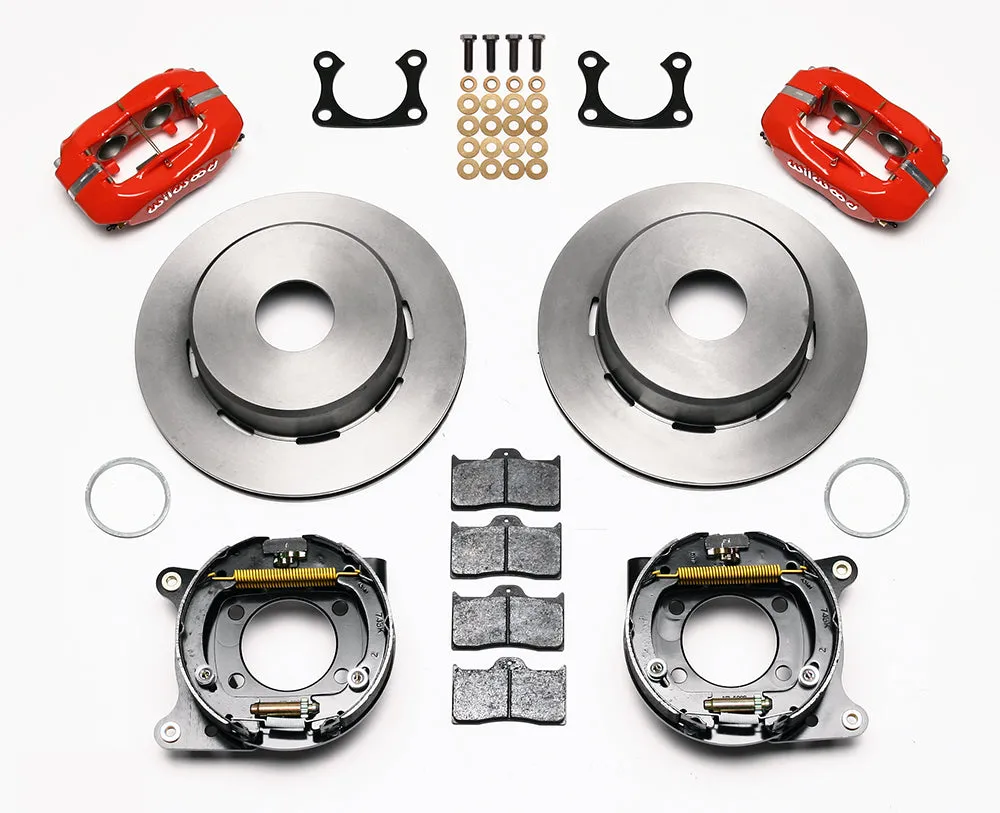 Wilwood FDLI PS Park Brake Kit Drilled Red Big Ford 2.36in Offset Currie Blank product image