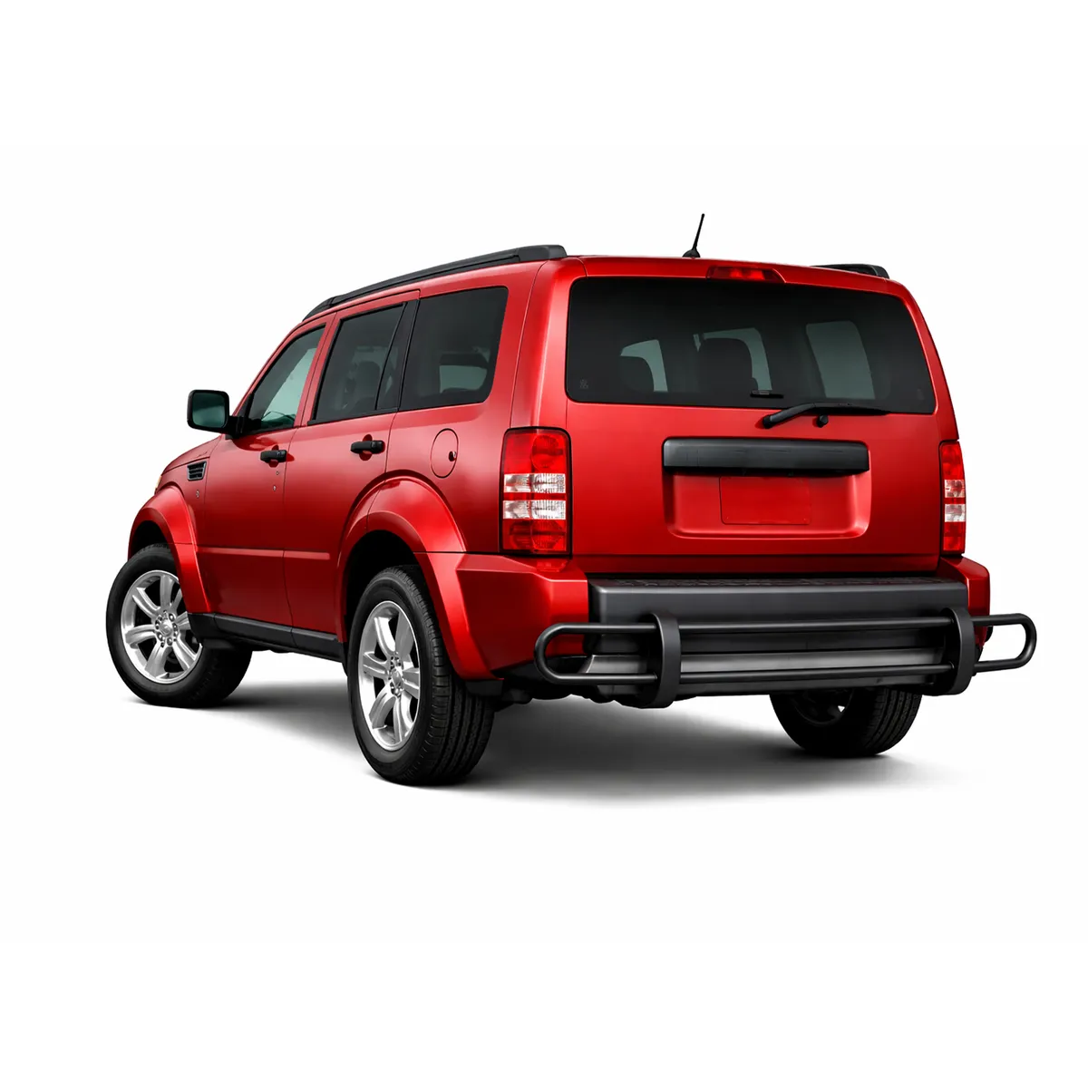 0712 Dodge Nitro/Liberty Rear Bumper Guard Double Tube Black product image