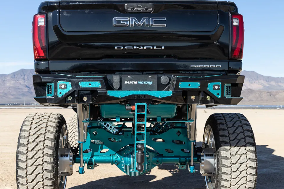 Freedom Rear Bumper For 2020-2026 Silverado/Sierra 2500/3500 HD Sensor Cutouts Texture Black Powdercoat Bodyguard Bumpers product image