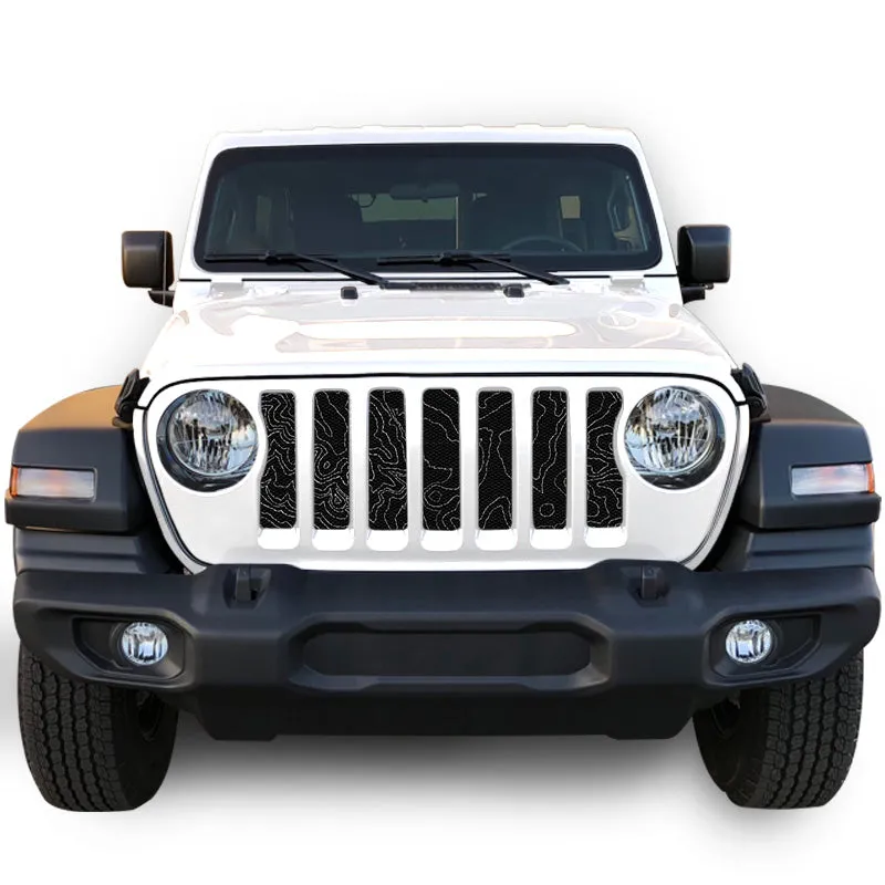 Topo Map Black product image