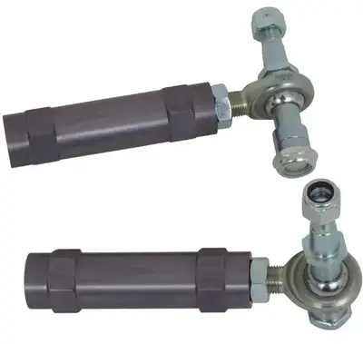 BBK Performance 1979-1993 Mustang Front Bump-Steer Kit Cnc Billet Aluminum HD Heim Joints