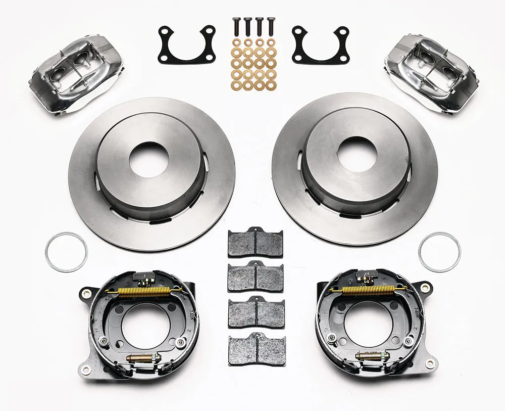 Wilwood FDLI PS Park Brake Kit Drilled Red Big Ford 2.36in Offset Currie Blank product image