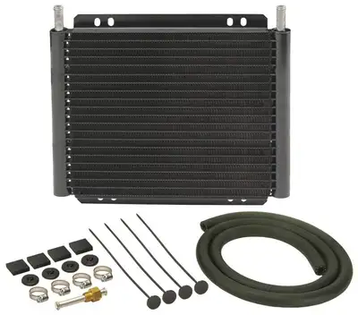 Derale 19 Row Series 8000 Plate & Fin Transmission Cooler Kit, 11/32