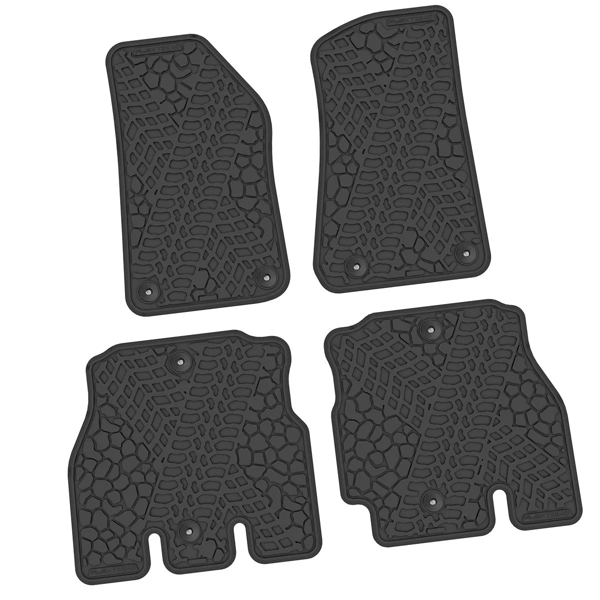 18-24 Jeep JLU 4 Dr Front and Rear -Tire Tread/Scorched Earth Scene - Black product image