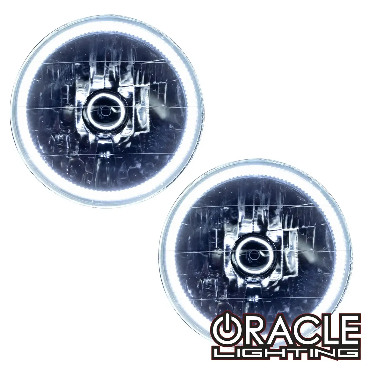 Oracle Lighting ORACLE Lighting 1997-2006 Jeep Wrangler TJ Pre-Assembled LED Halo Headlights