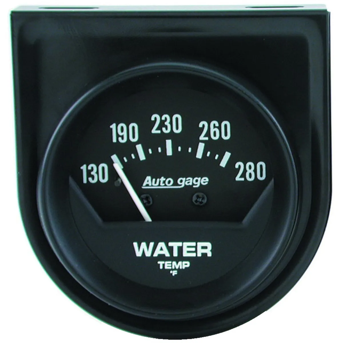 Gauge Console, Water Temp, 2", 280?F, Mech, Short Sweep, Black, AutoGage product image