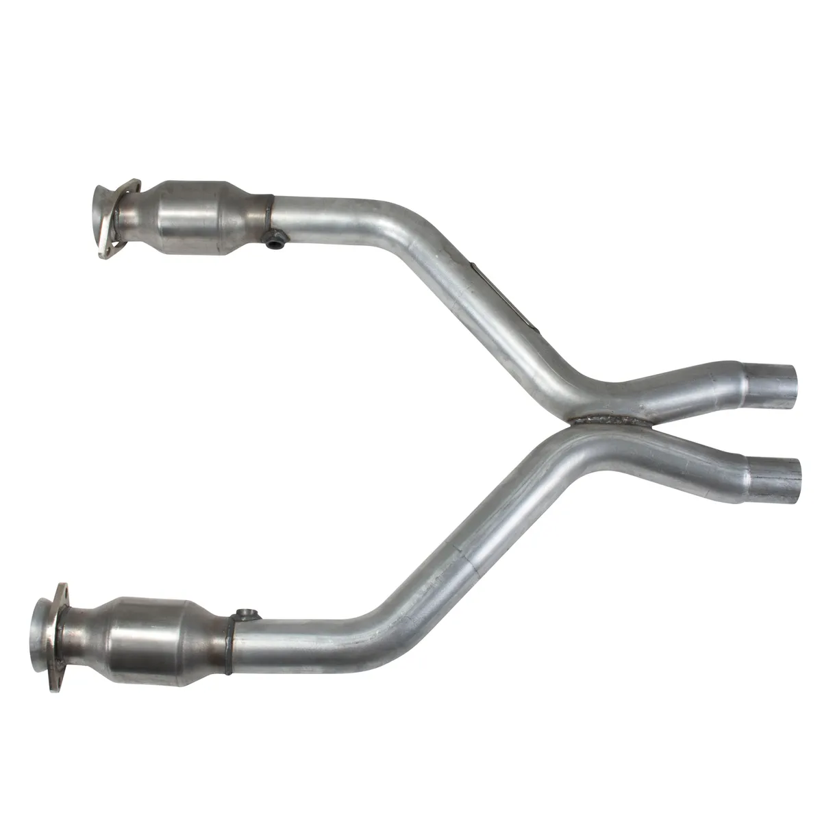 2011-2014 Mustang v6 Short Mid X-Pipe w Converters For Use w 16420 Headers product image