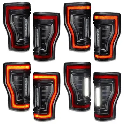 Oracle Lighting ORACLE Lighting Black Series Flush Mount LED Tail Lights for 2017-2022 Ford F-250350 Superduty