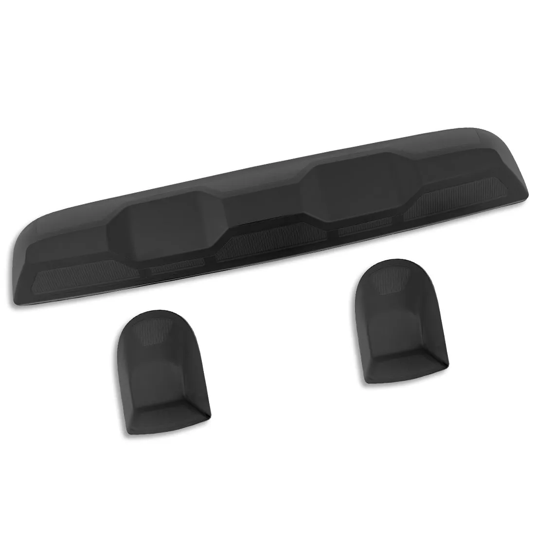 Gmc Chevy 20-23 4th Gen Body Style Heavy-Duty 3-Piece Set Amber Cab Roof Light Lens With 2-Way Forward Rear Facing Amber Ultra High-Power Leds - Includes Complete Wiring Kit For Installation on Truck That Did Not Come With OEM Installed Cab Roof product image