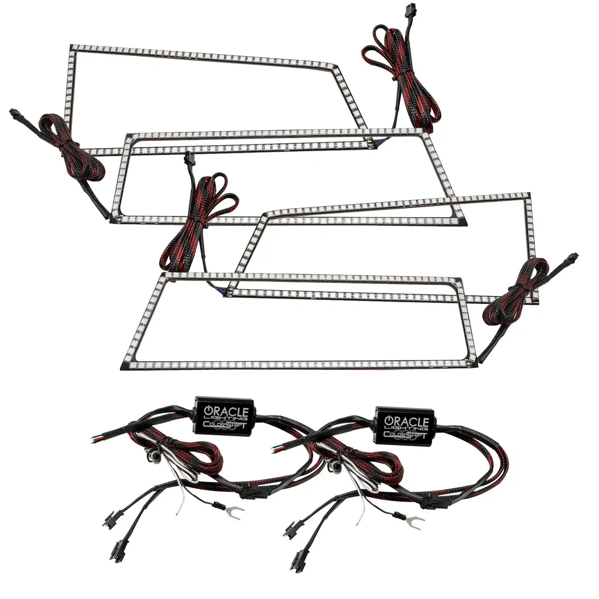 ORACLE Lighting 2003-2006 Chevrolet Silverado ColorSHIFT Square Headlight Halo Kit product image