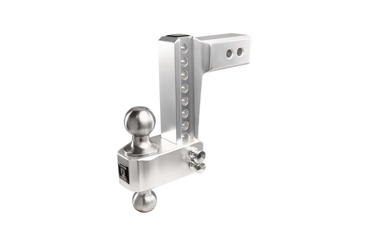 2.5" Aluminum Medium Duty Hitch 6" Drop/Rise w/ Stainless Steel Dual Ball product image