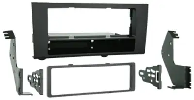 Metra Electronics Turbokits; Radio Installation Kit; Incl. Instr./Hardware/Under-Radio Pocket/Snap-In Iso Support System/Iso Trim Ring; Recessed Din Mount; High-Grade ABS Plastic; Matte Black;