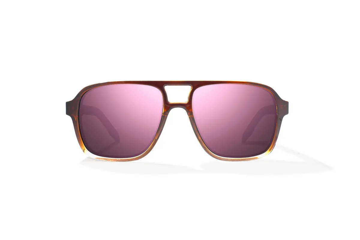 12 South Gray pc Whiskey Fade Gloss Sunglasses product image