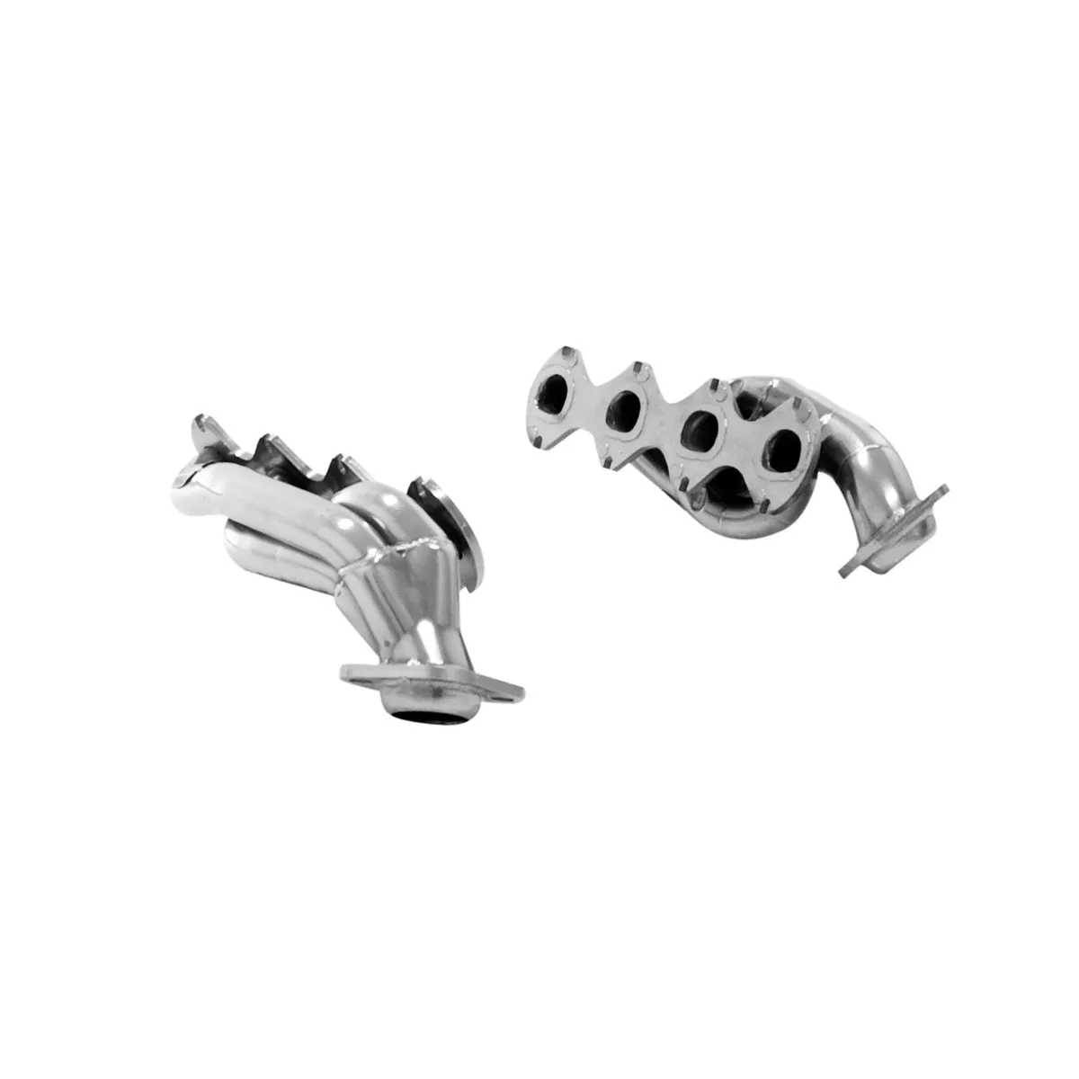 05-10 Ford F150 F250 Expedition 5.4L V8 Shorty Header 1-5/8in Primary 16 Gauge Tubing 3/8in Flange Silver Ceramic Coating CARB Certified 409S Stainless Steel product image