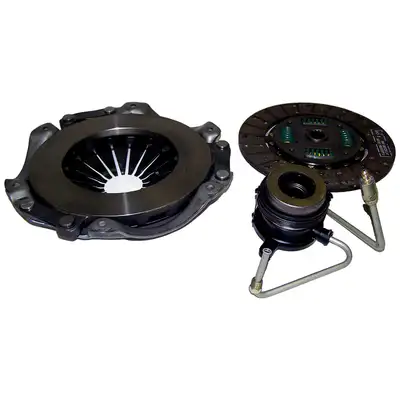 Crown Automotive Jeep Replacement Clutch Kit; Incl. Clutch Disc/Pressure Plate/Control Unit; 9.125 in. Clutch Disc; 14 Splines; 1 in. Spline Dia.;