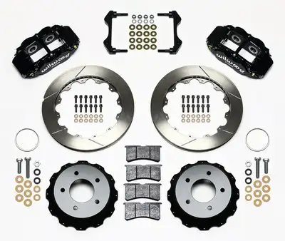 Wilwood Brakes 1985 - 1987 Chevrolet Forged Narrow Superlite 4R Big Brake Rear Brake Kit For OE Parking Brake - 140-11920