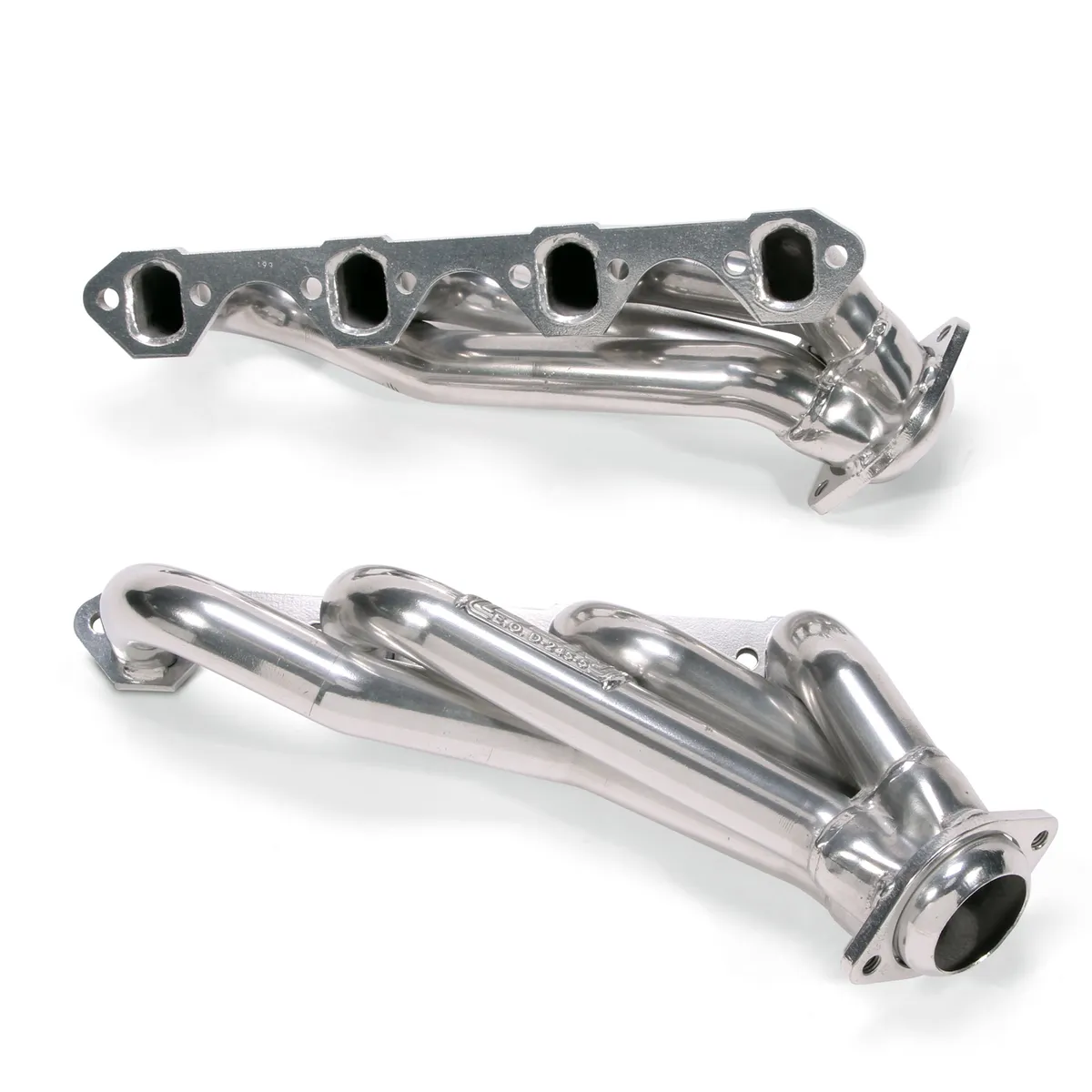 Ford Mustang 5.0L 1-5/8 Shorty Exhaust Headers Polished Silver Ceramic 86-93 product image